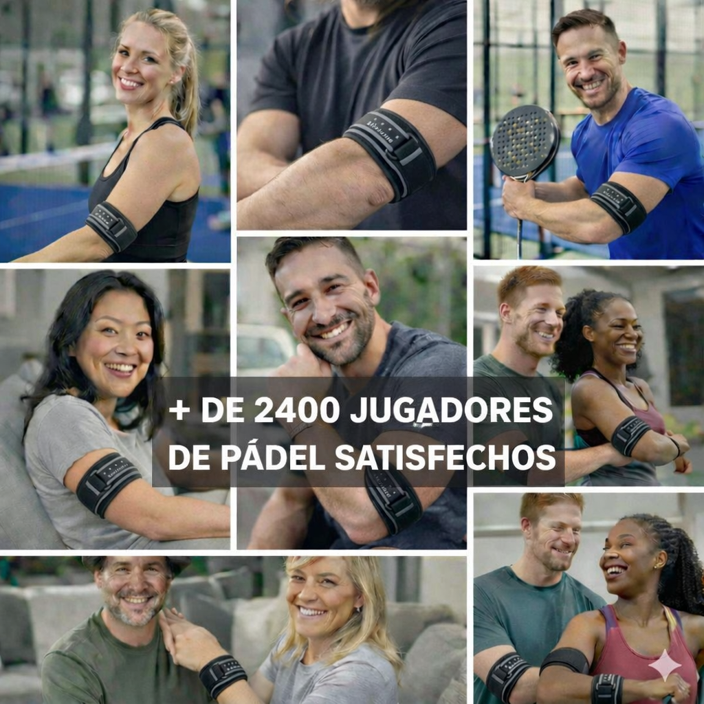 ElbowFix™ — Codera diseñada para el pádel